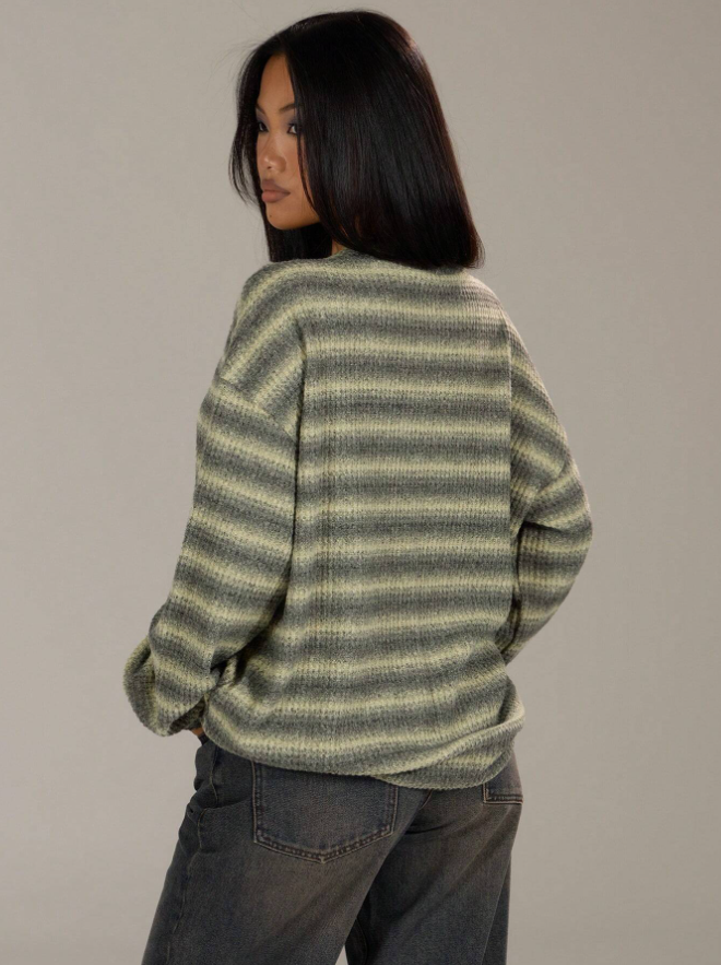 Icondet – Striped Soft-Knit Pullover Sweater